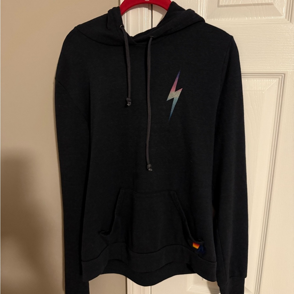 Aviator Nation Rainbow Bolt Hoodie